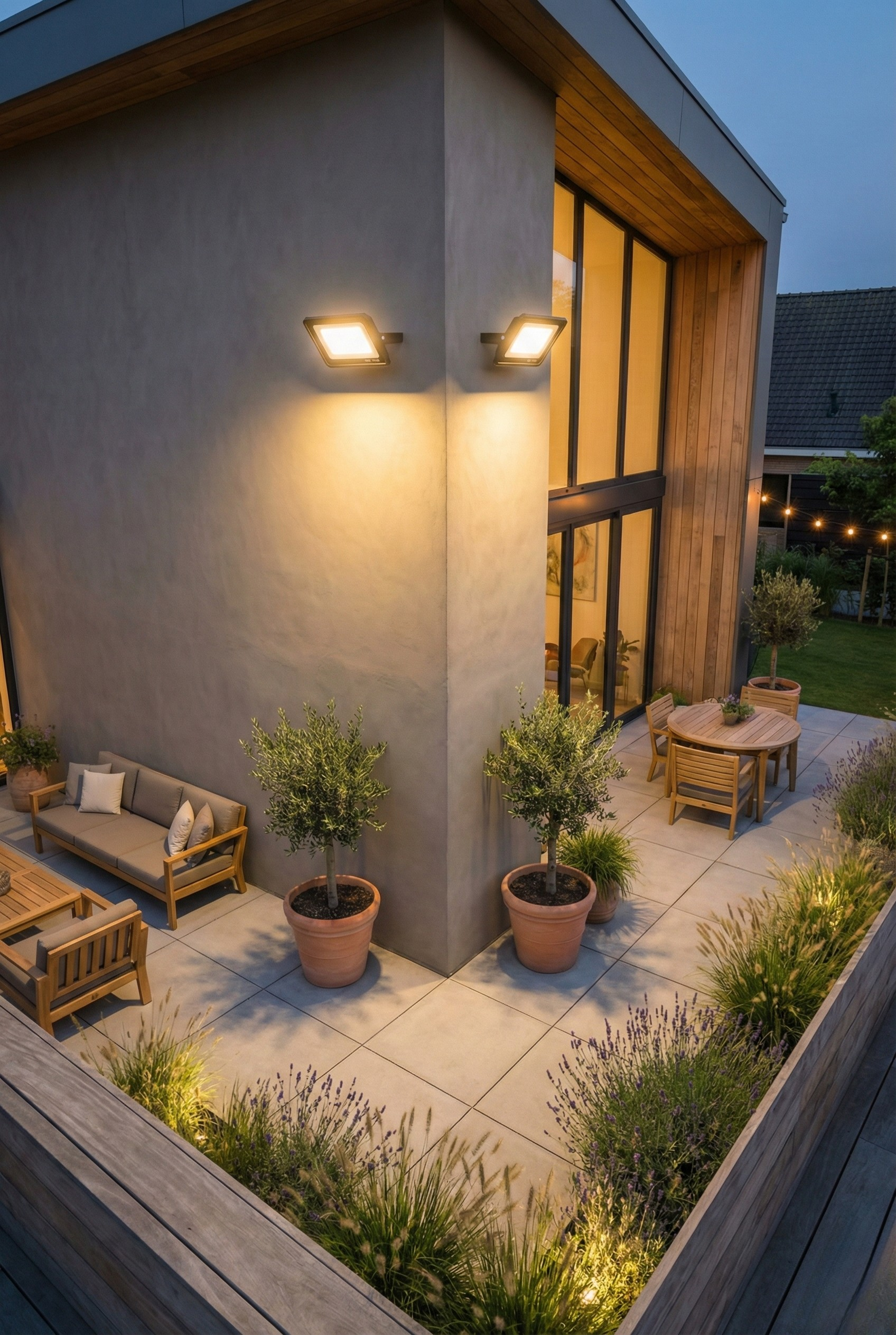 Waterproof LED Outdoor Light with Motion Sensor