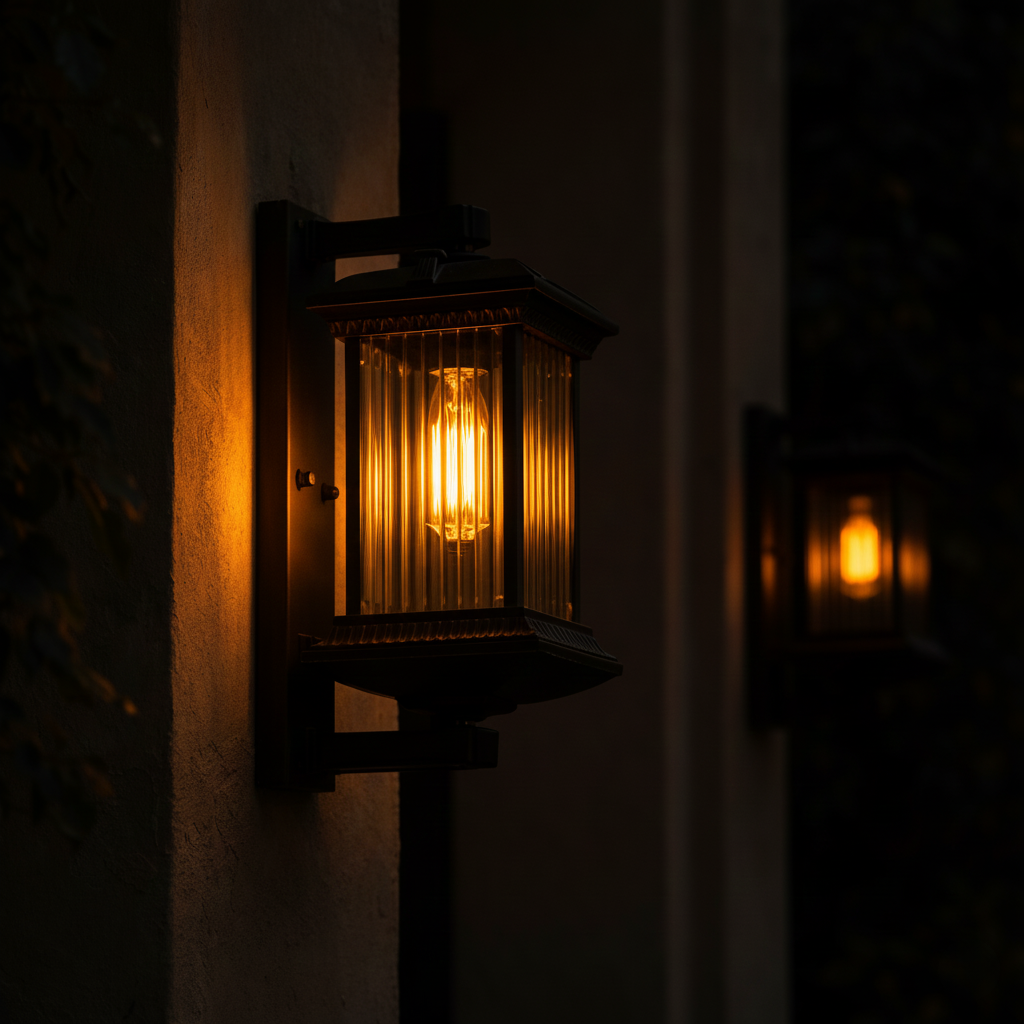 Vintage Retro LED Outdoor Wall Sconce – Waterproof Wall Light Fixture for Garden, Patio, Entryway & Front Door