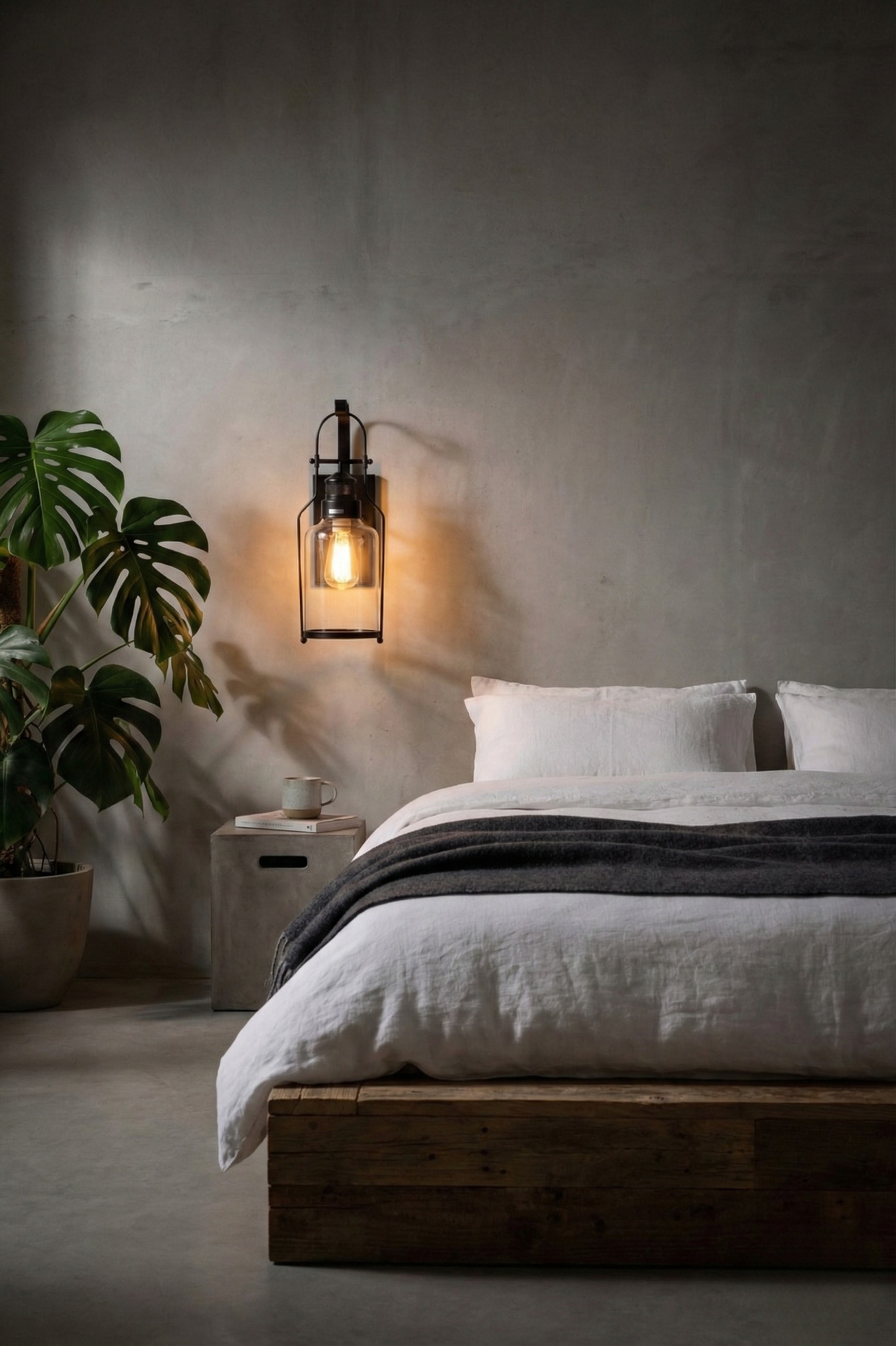 Outdoor & Indoor Retro Industrial Glass Wall Lamp