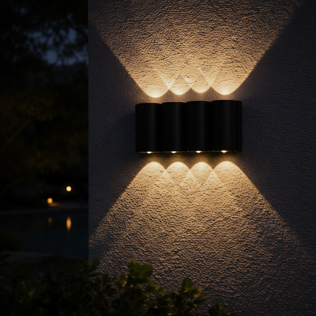 Creative Wave Up Down LED Waterproof Modern Wall Washer Light