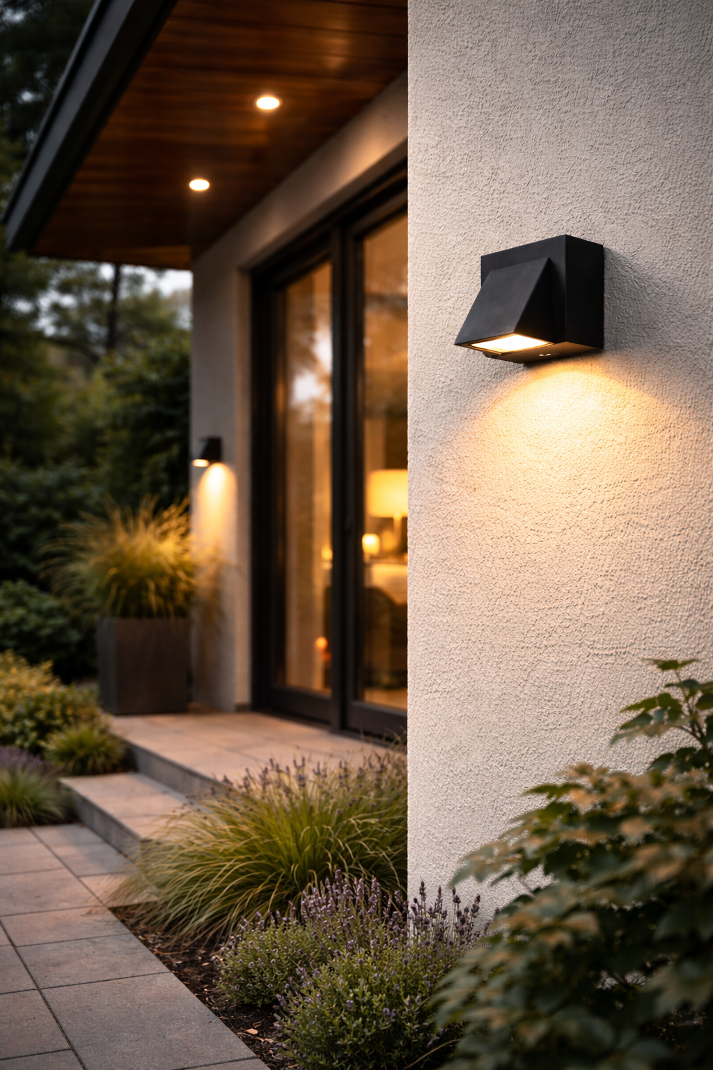 Weather-Resistant LED Wall Light, Dual-Direction Outdoor Lighting with Adjustable Light Direction