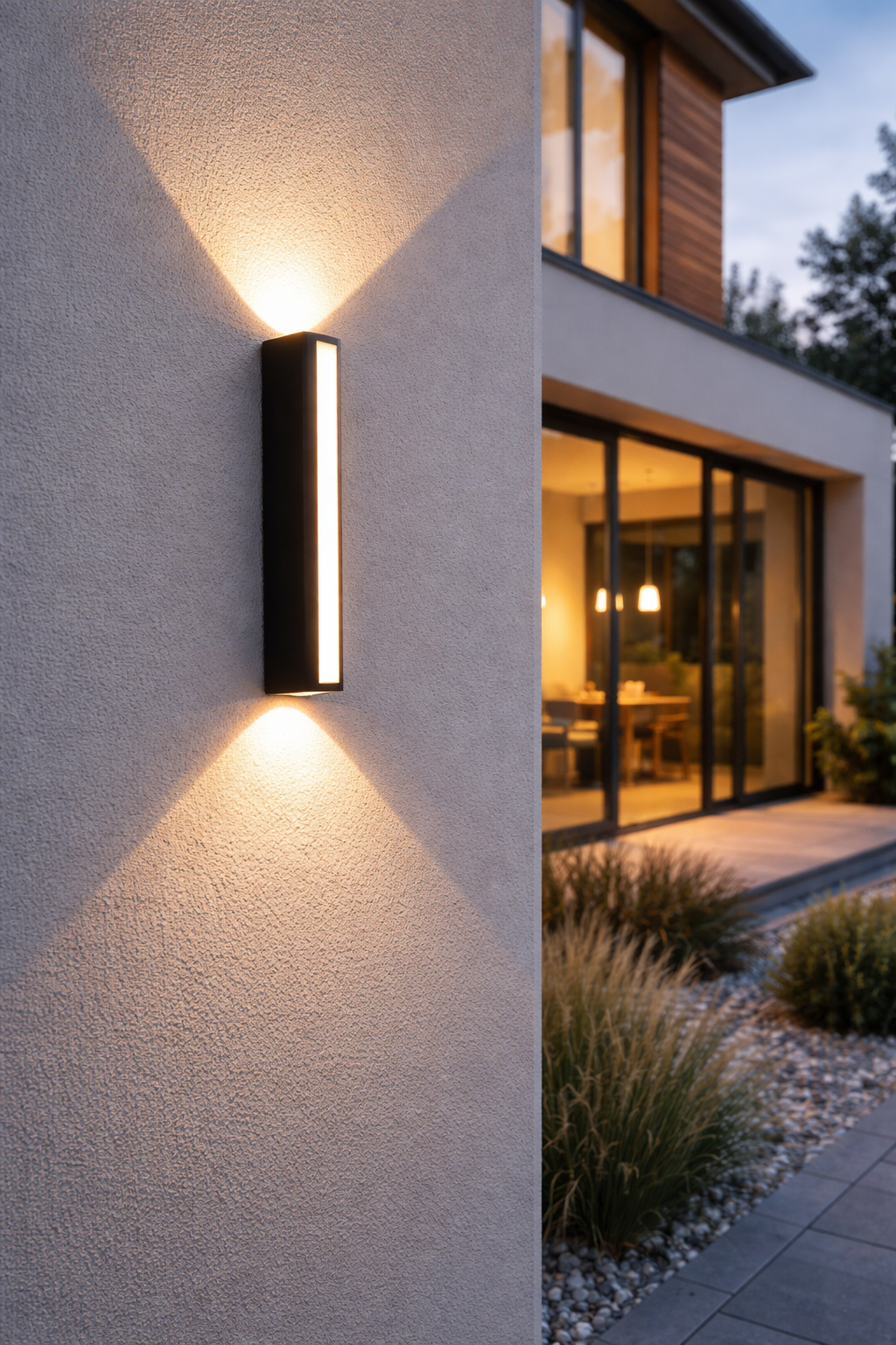 Up Down LED Outdoor Wall Light – Modern Waterproof Dual Direction Sconce for Garden, Patio, Entryway & Facade