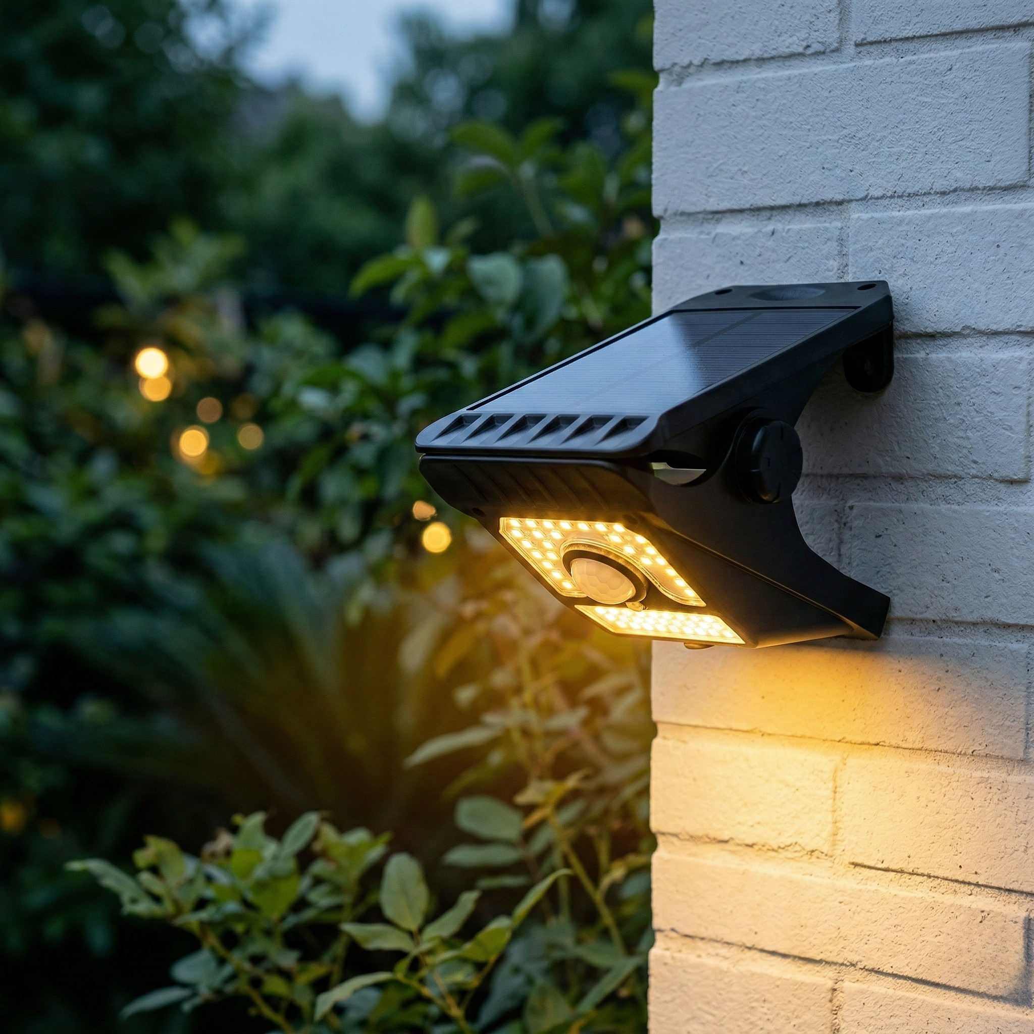 Solar-Powered Motion Sensing Outdoor Clip Light