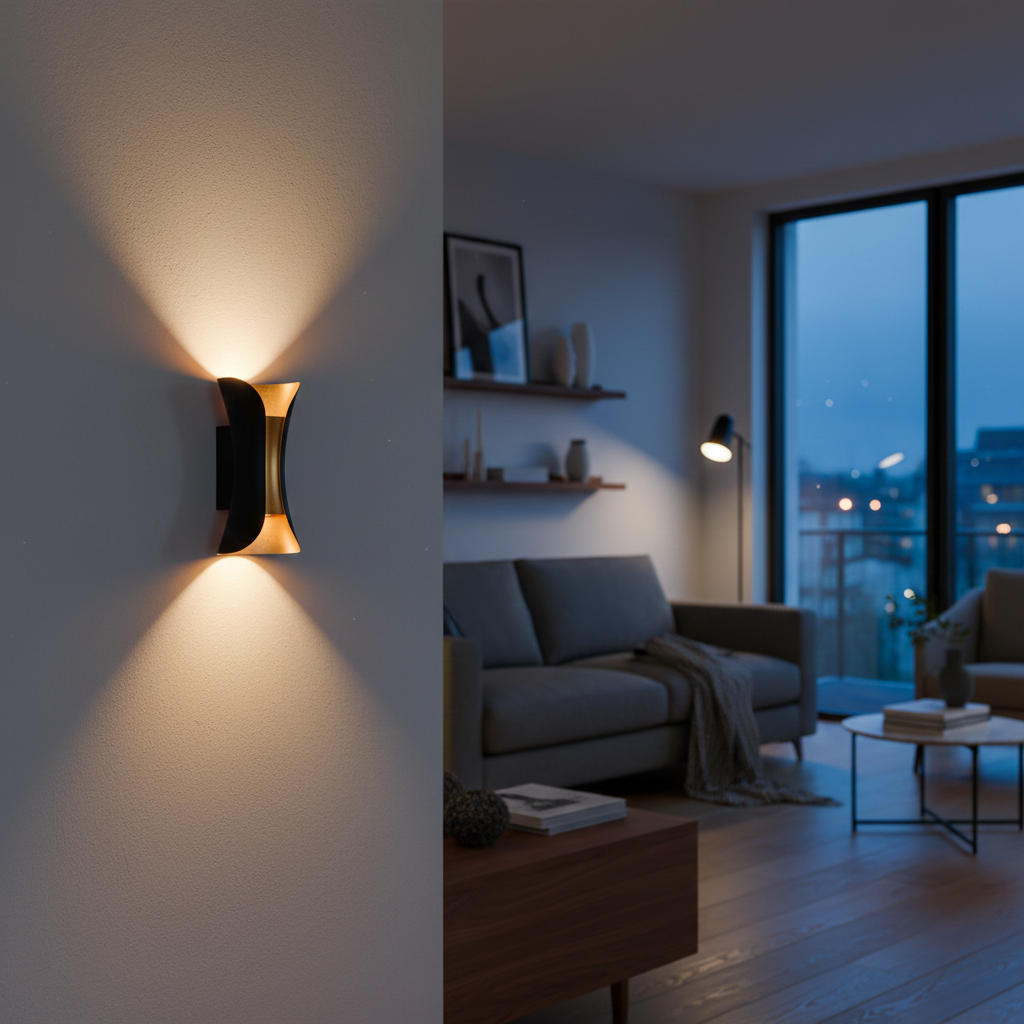 Up Down LED Wall Light – Waterproof Outdoor Indoor Sconce for Garden, Patio, Entryway & Hallway