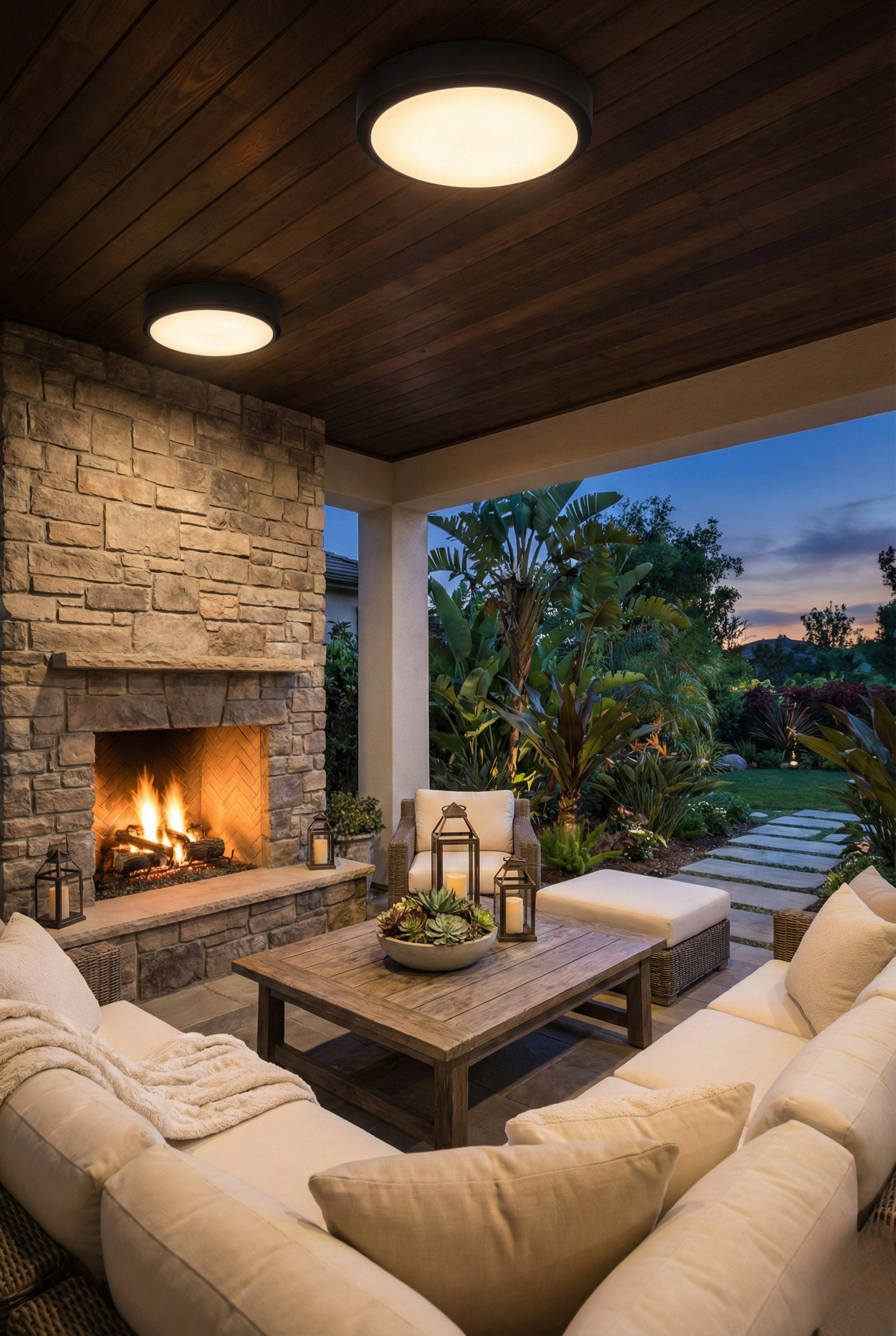 Waterproof Ultra-Thin LED Flush Mount Ceiling Light – Slim Lamp for Bathroom, Balcony, Hallway & Entryway