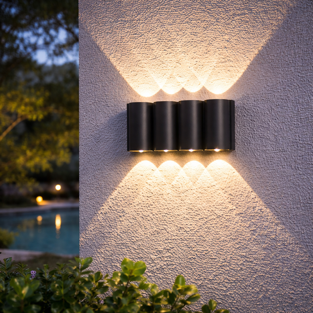 Creative Wave Up Down LED Waterproof Modern Wall Washer Light