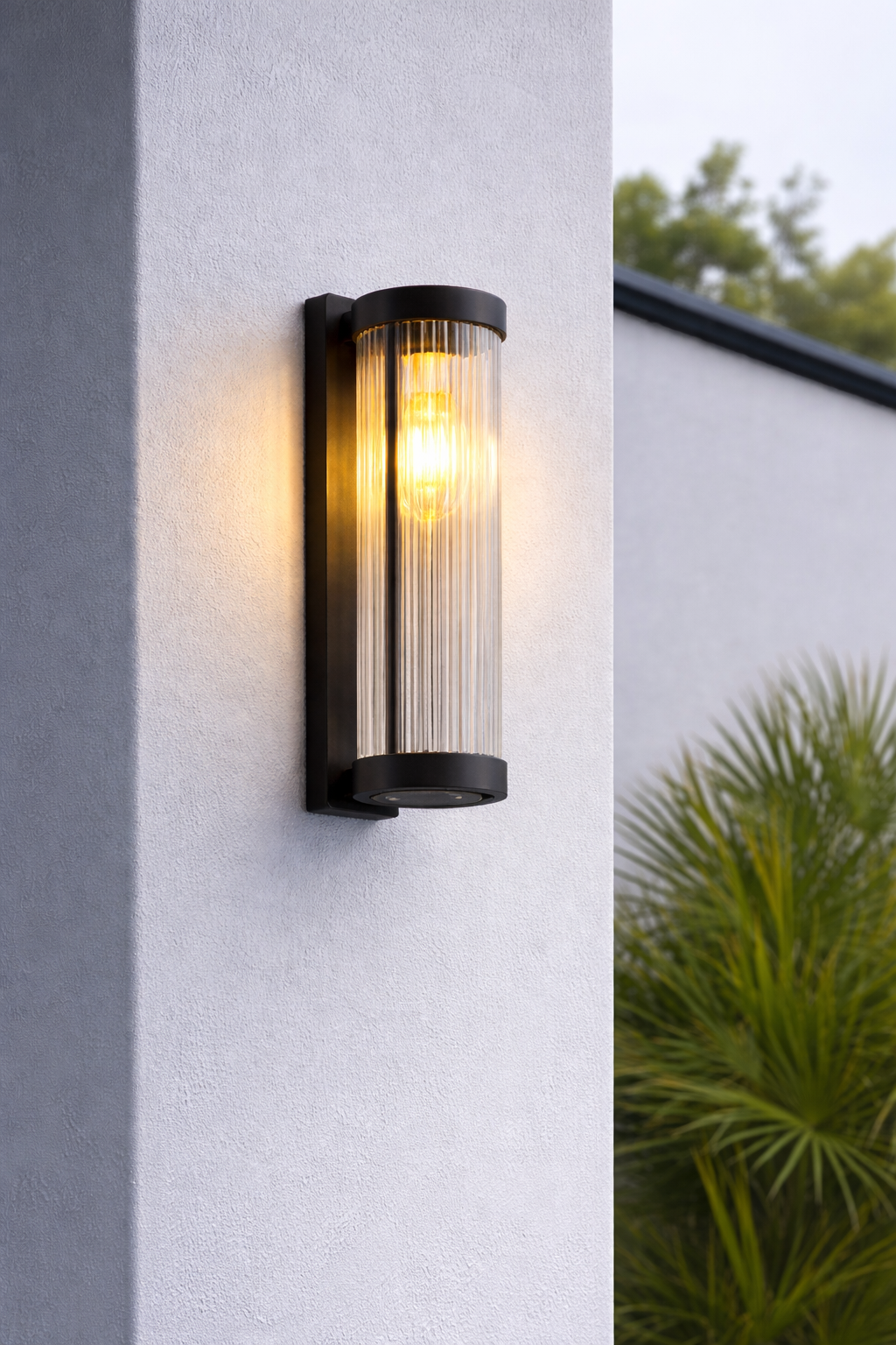 Solar LED Outdoor Wall Light – Waterproof Exterior Sconce for Garden, Patio, Entryway, Garage & Driveway