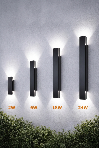 Dual Effect Waterproof LED Wall Light – Modern Outdoor Indoor Sconce for Garden, Patio, Hallway & Entryway