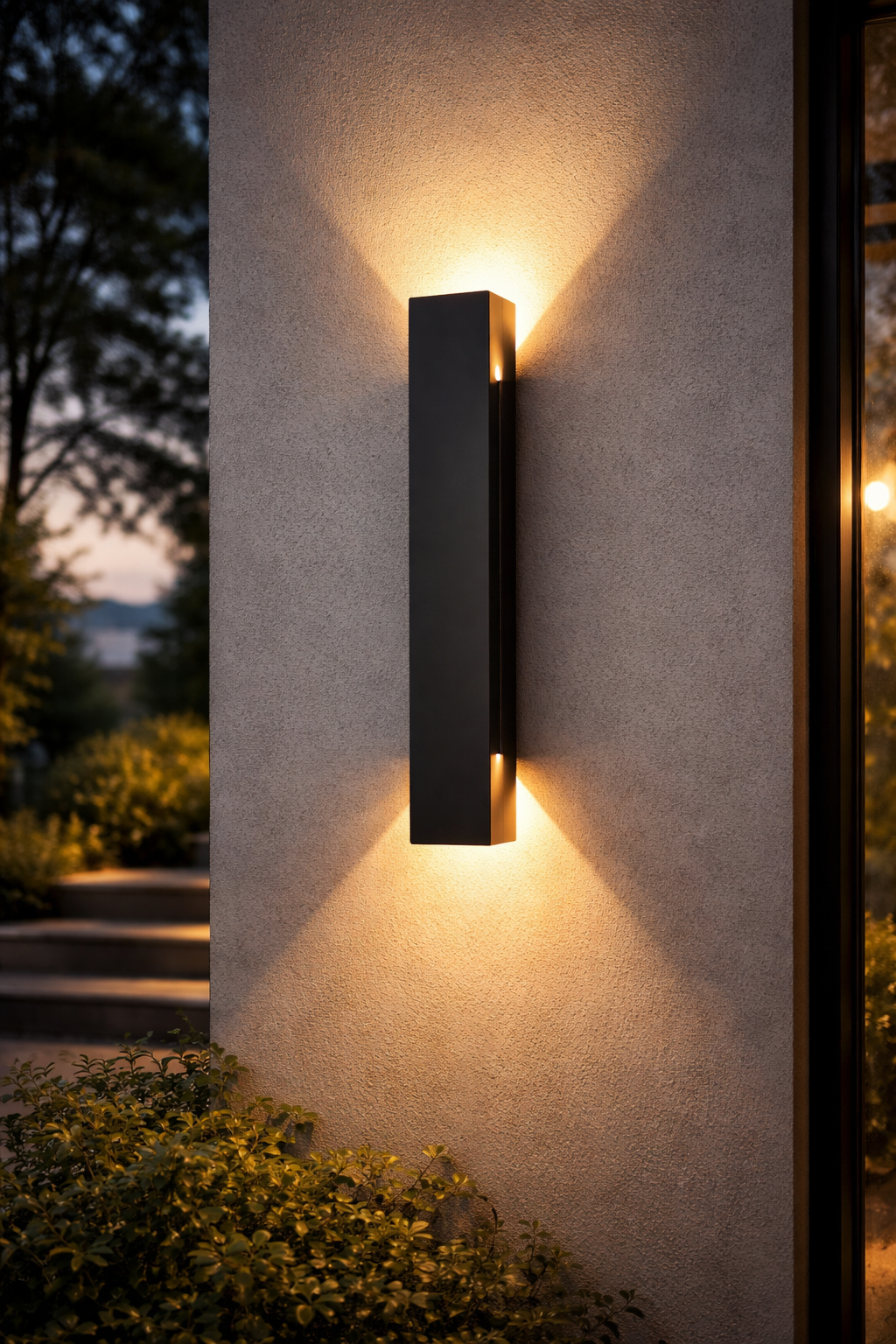 Dual Effect Waterproof LED Wall Light – Modern Outdoor Indoor Sconce for Garden, Patio, Hallway & Entryway
