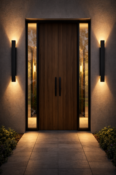 Dual Effect Waterproof LED Wall Light – Modern Outdoor Indoor Sconce for Garden, Patio, Hallway & Entryway